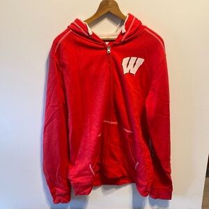 Go Bucky! Men’s Wisconsin Badger zip up sweatshirt